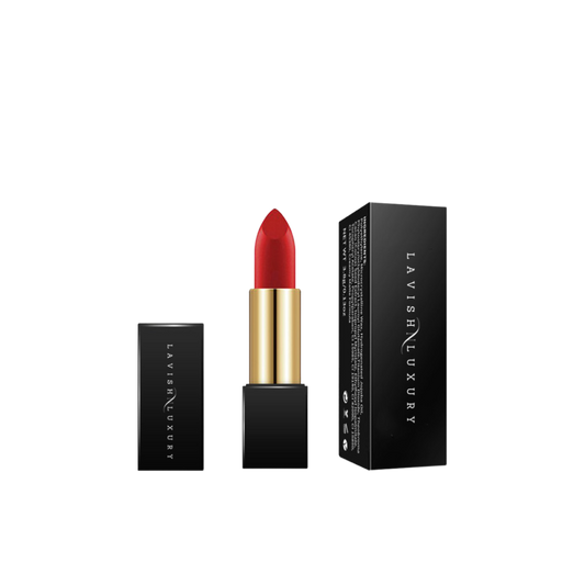 Left on Red Matte Lipstick